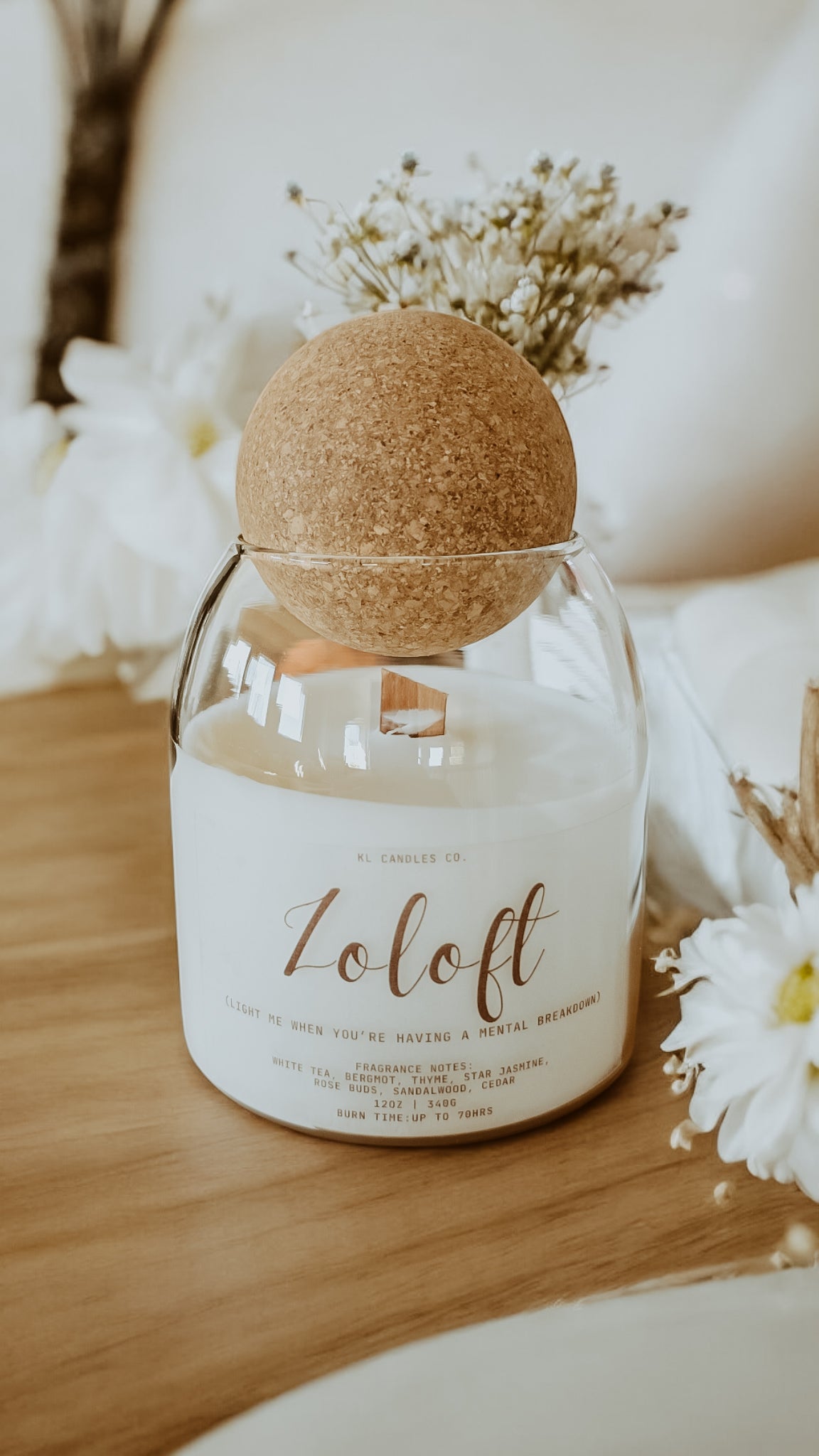 Zoloft Scented Candle