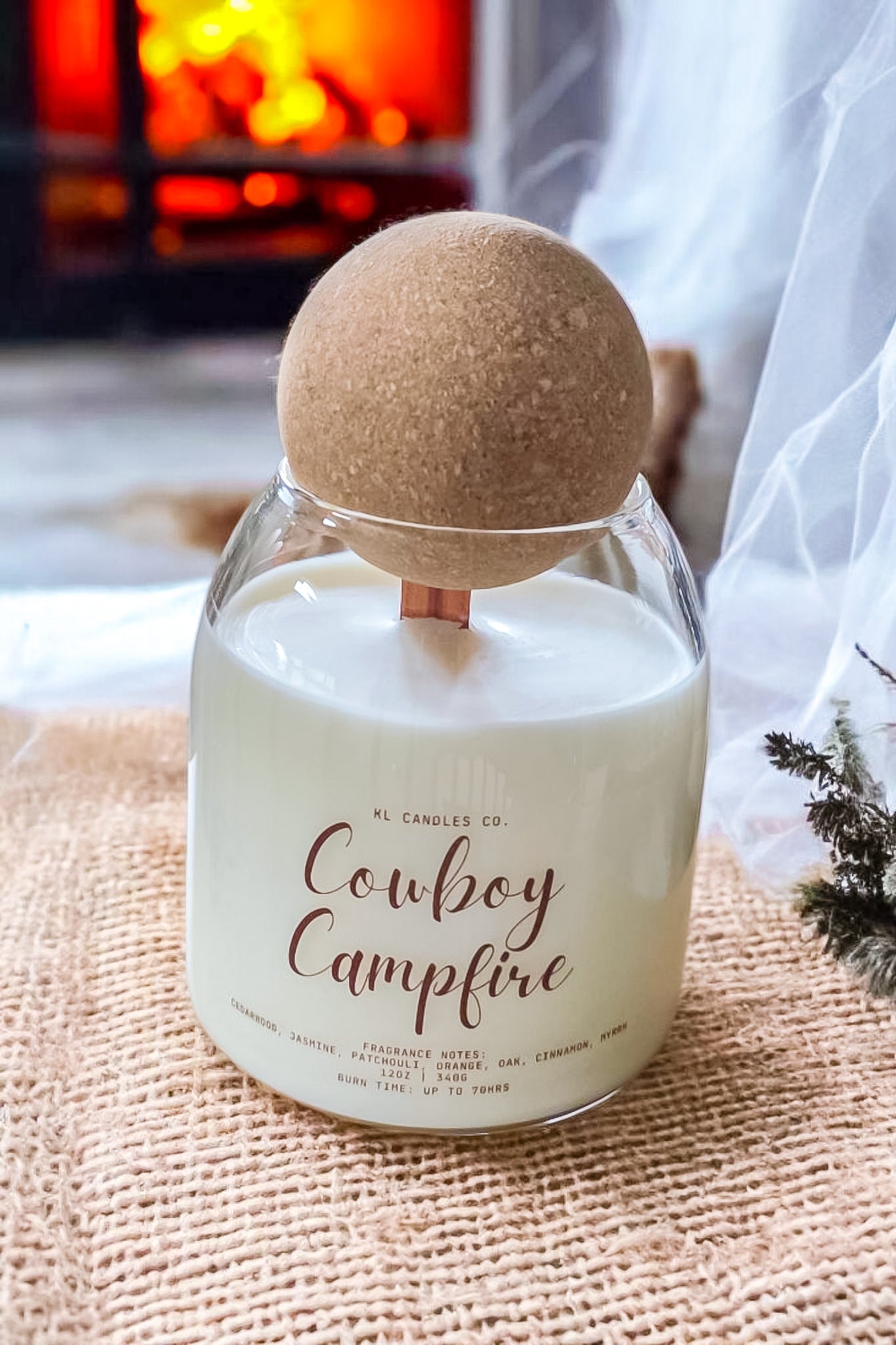 Cowboy Campfire Scented Candle
