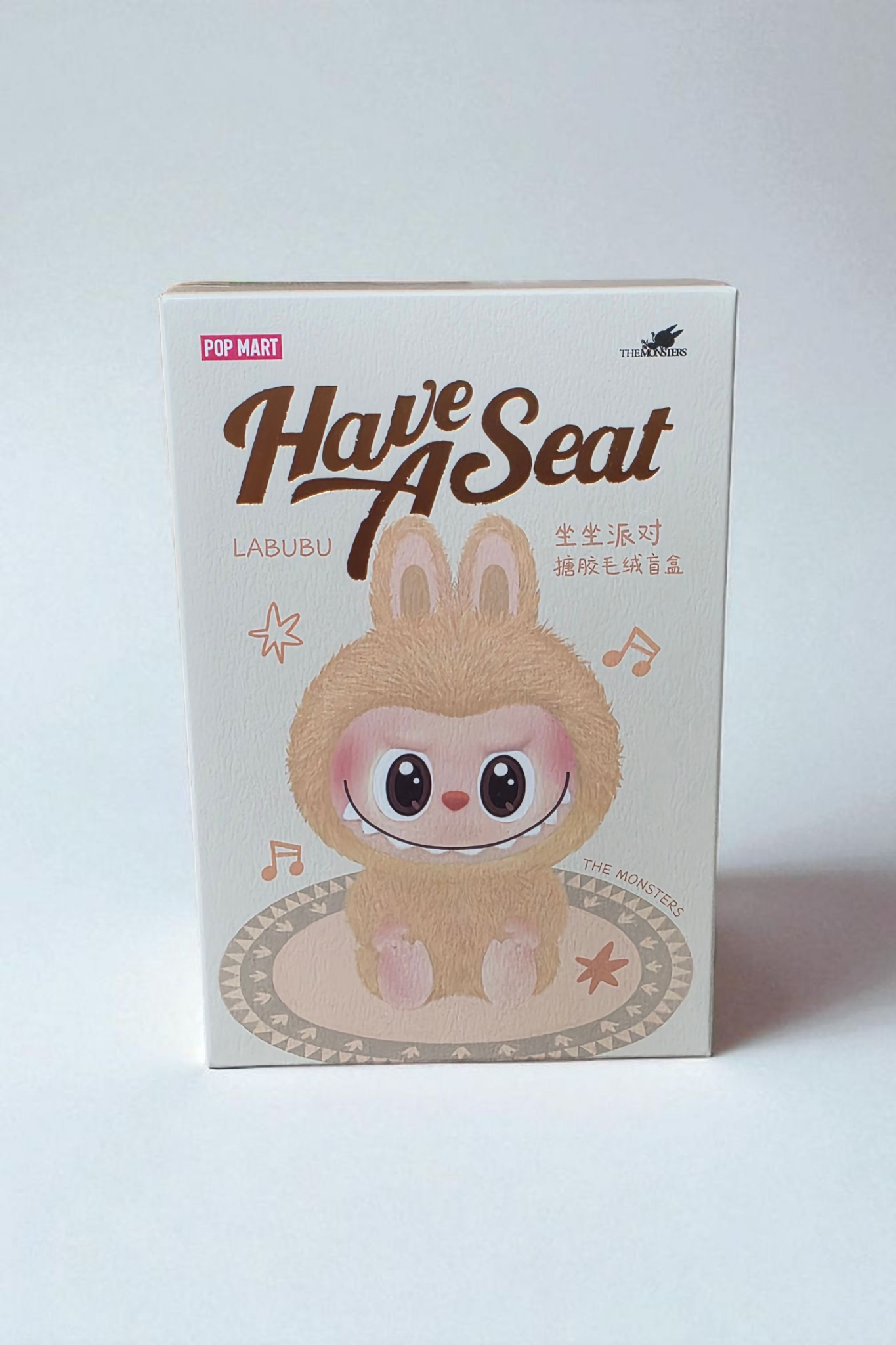 Authentic Popmart: The Monsters Labubu "Have A Seat" Series Vinyl Plush Pendant Blind Box
