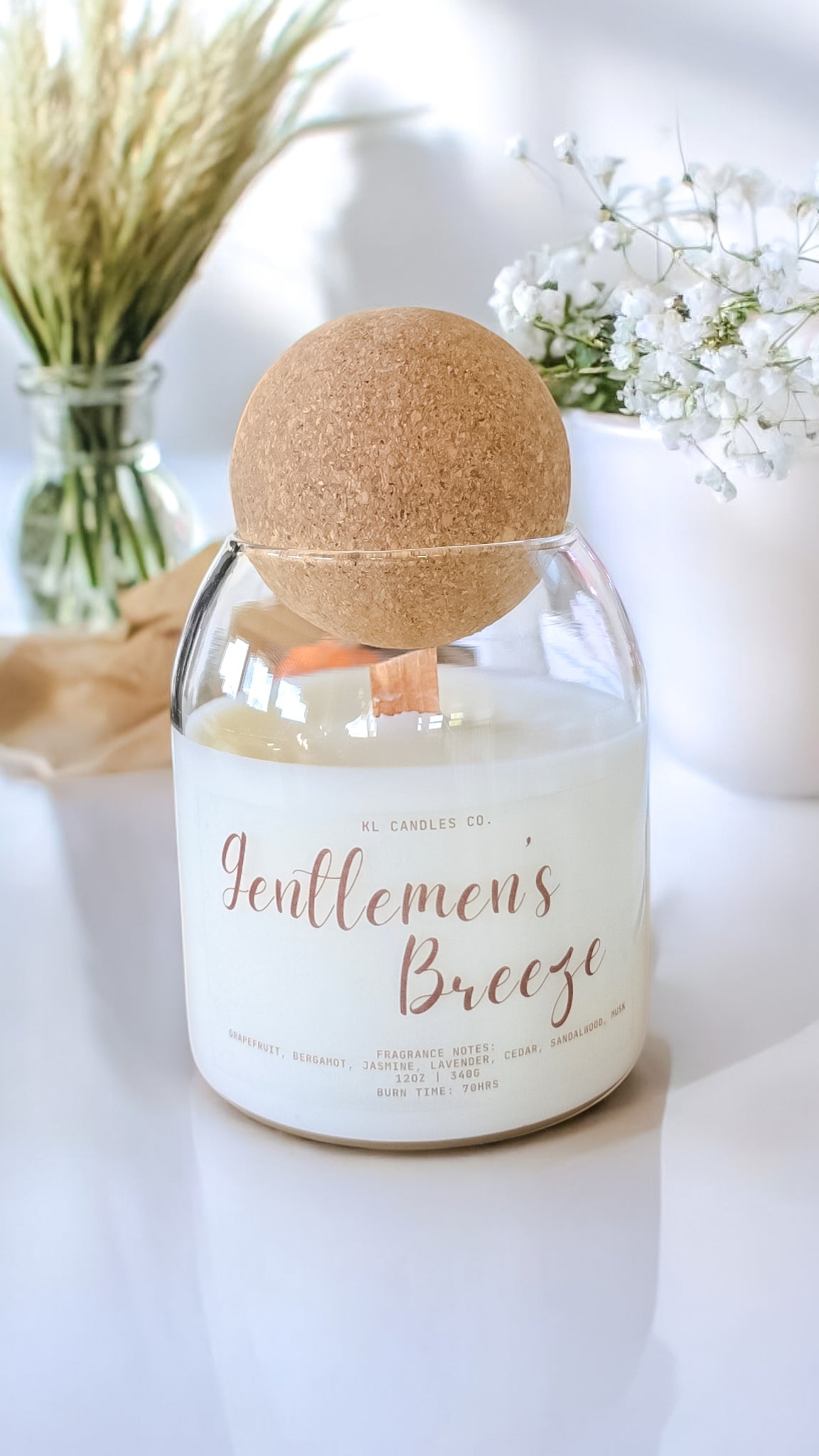 Gentlemens Breeze Scented Candle