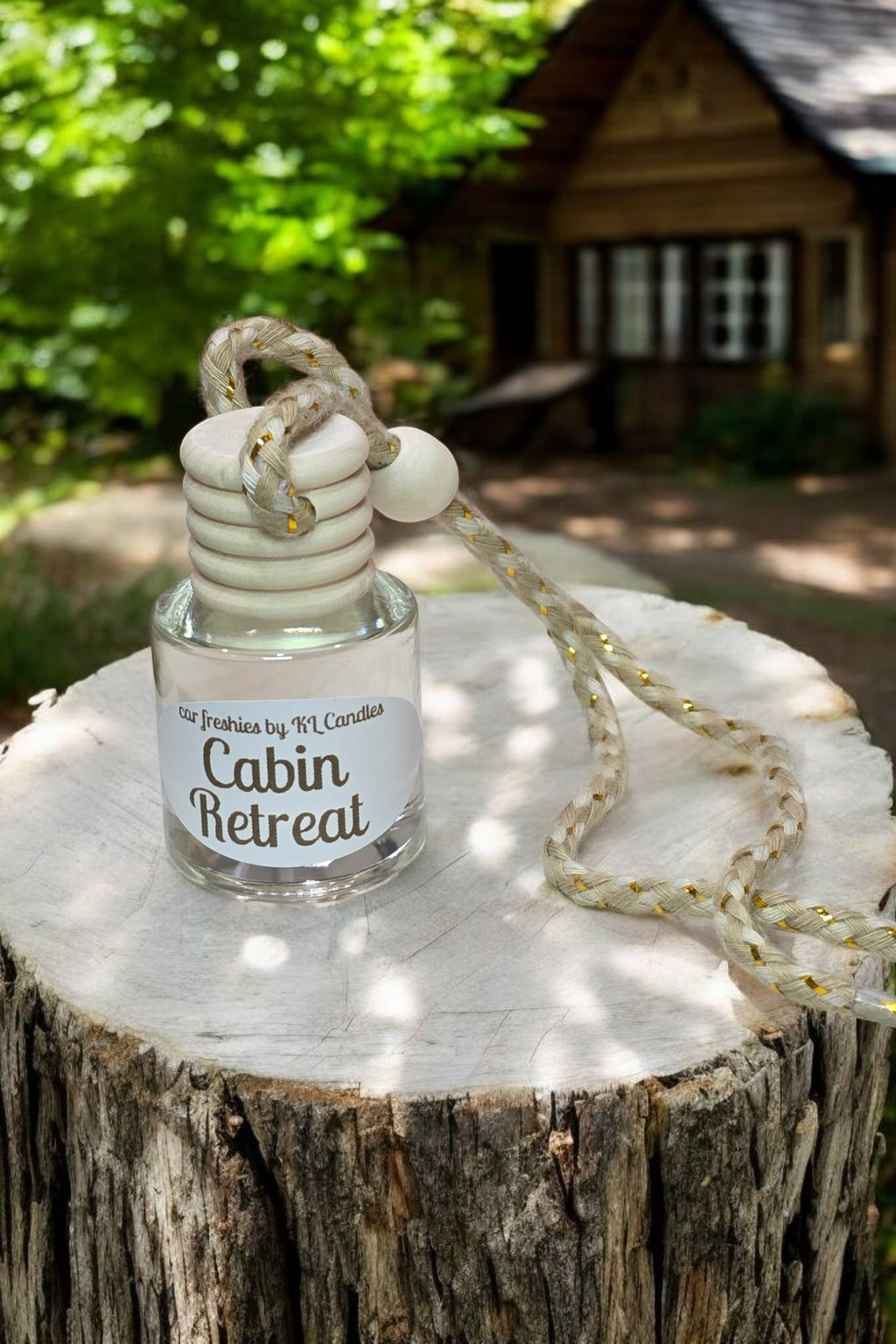 Cabin Retreat Scented Car Freshie