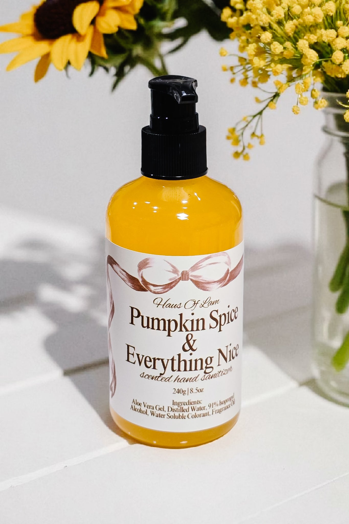8oz Pumpkin Spice & Everything Nice Hand Sanitizer