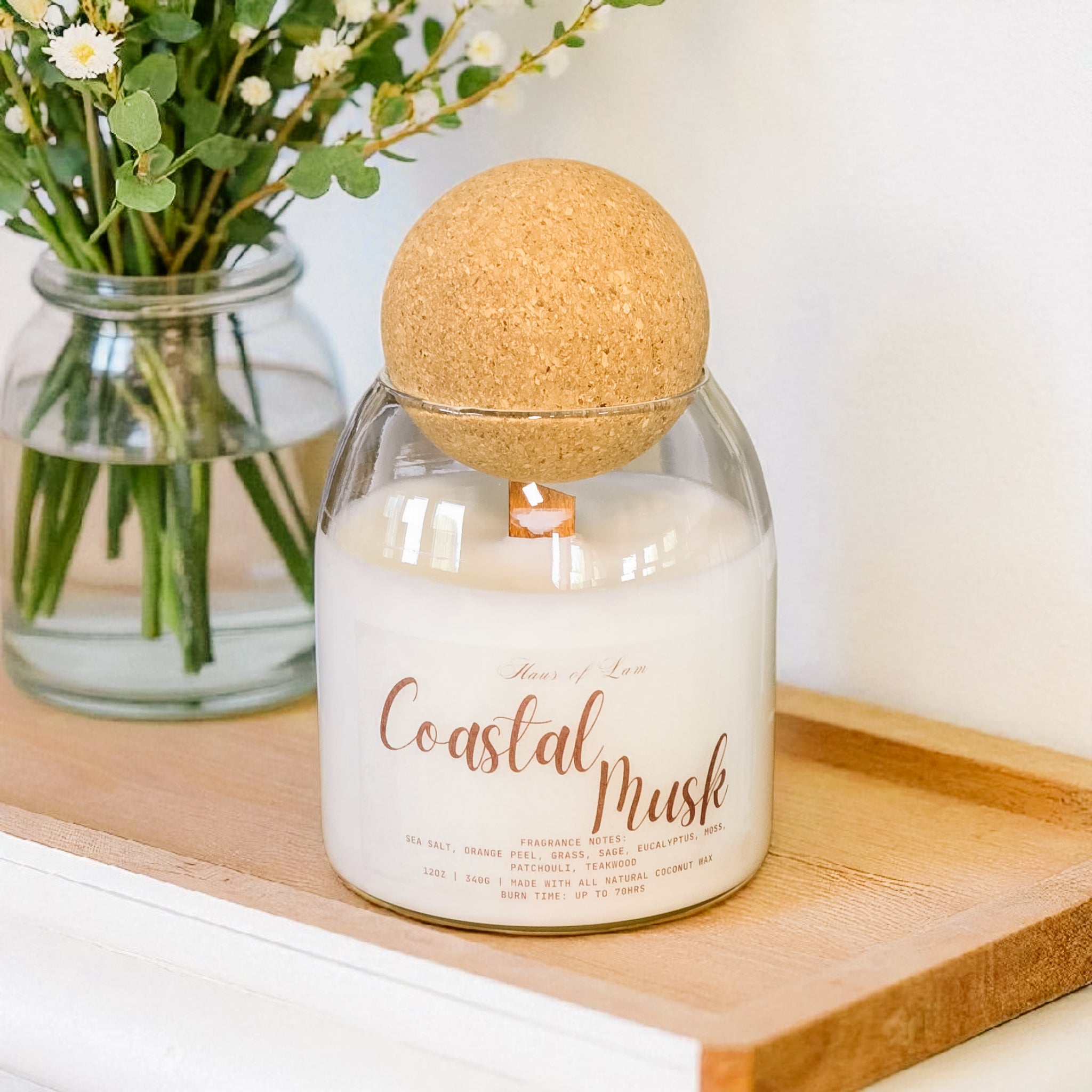 Coastal Musk Scented Candle