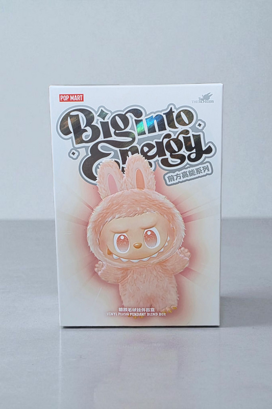 Authentic Popmart: The Monsters Labubu "Big Into Energy" Series Vinyl Plush Pendant Blind Box