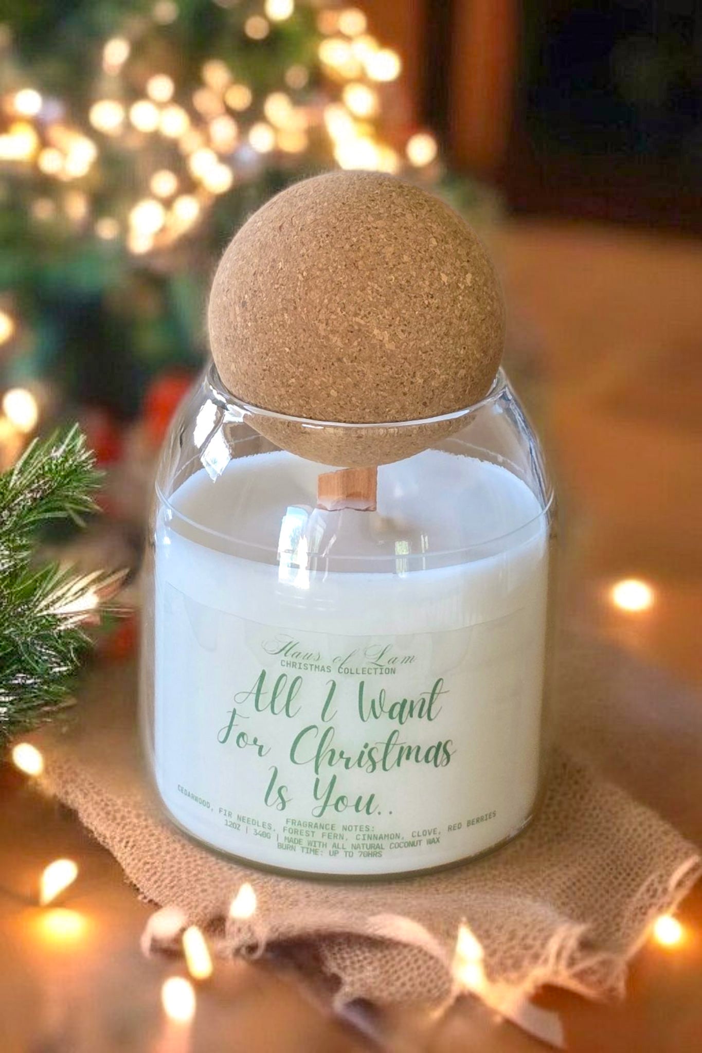All I Want For Christmas Is You Candle 🎄