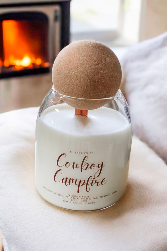 Cowboy Campfire Scented Candle