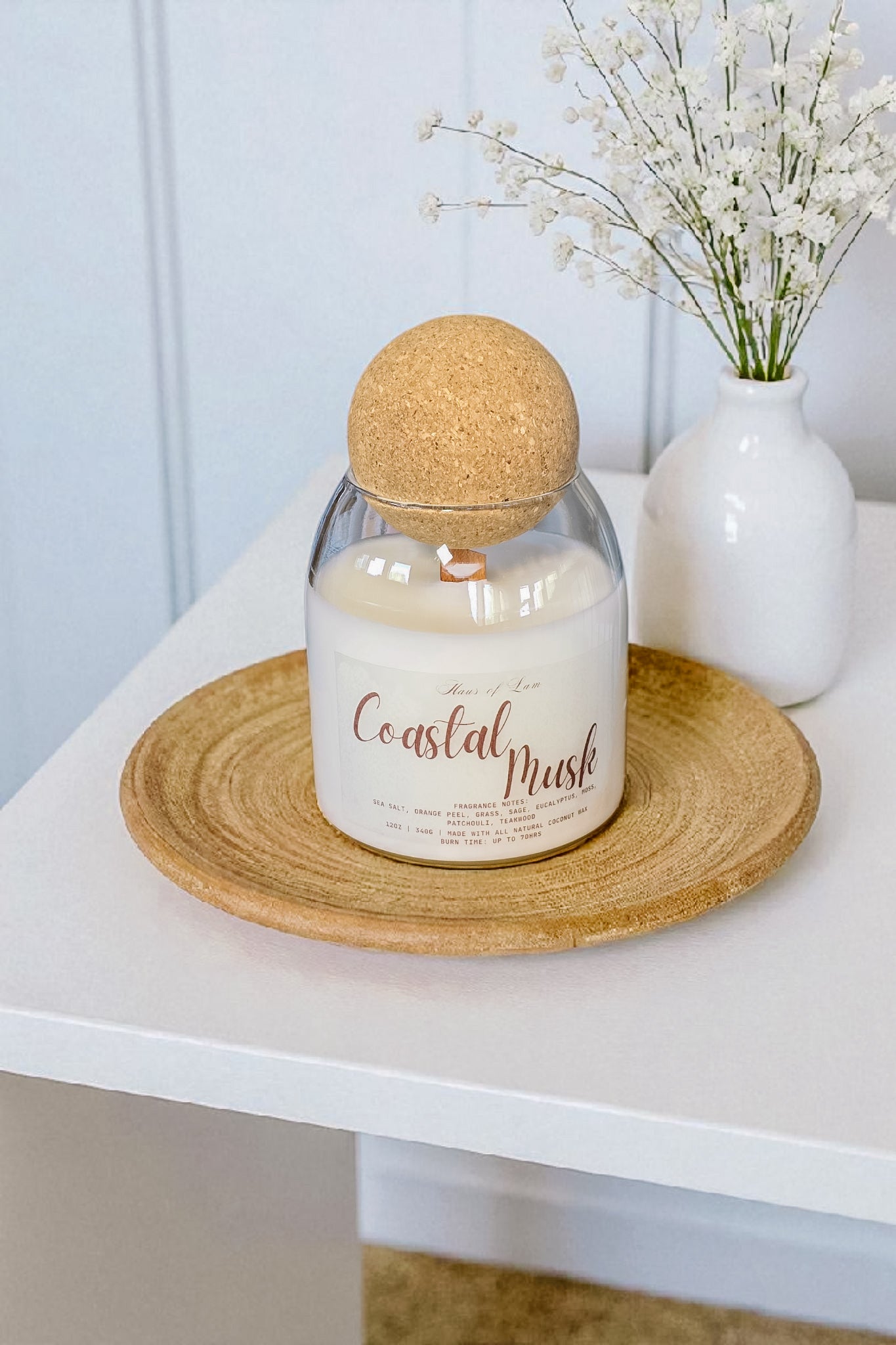 Coastal Musk Scented Candle