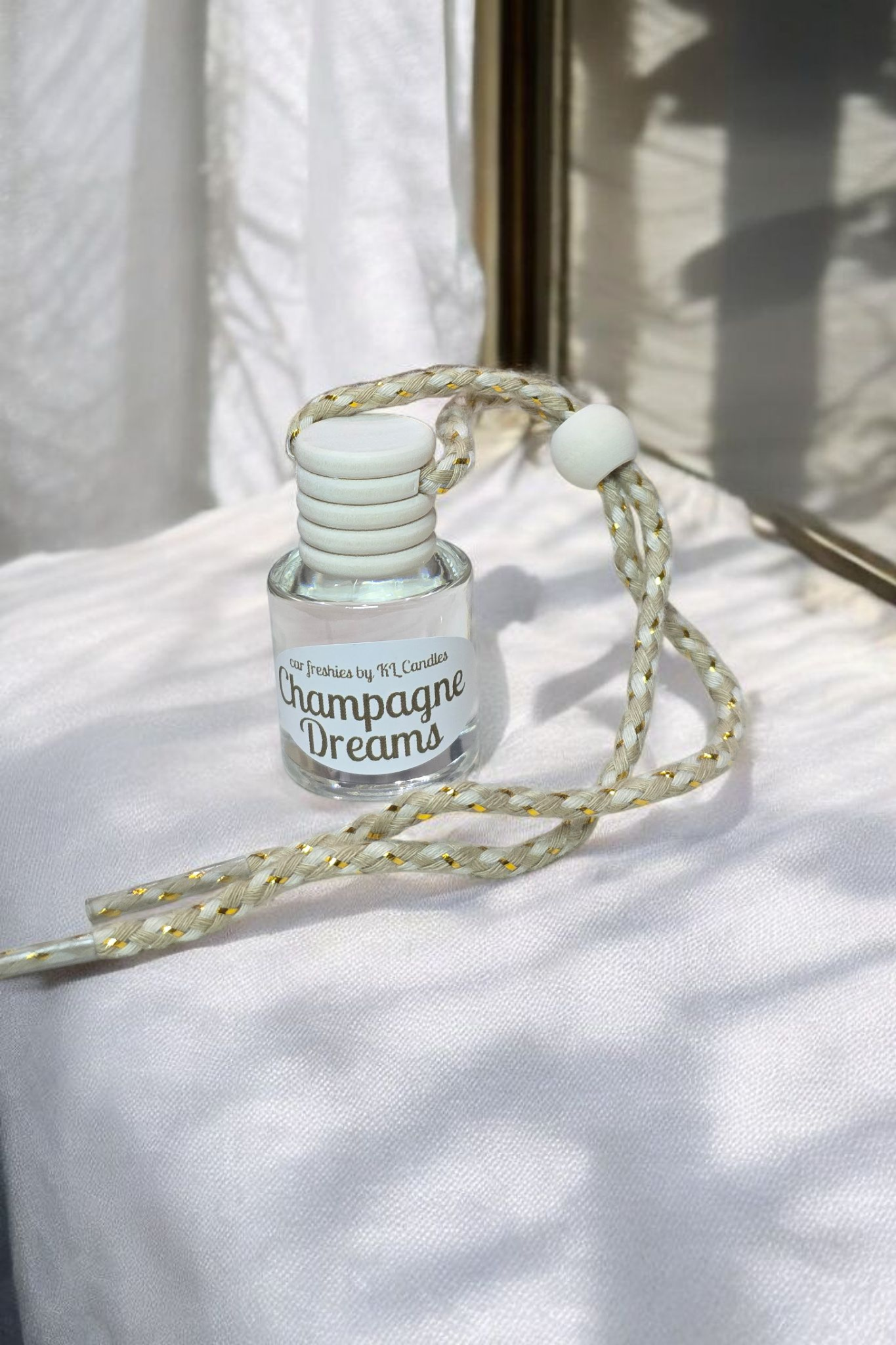 Champagne Dreams Scented Car Freshie