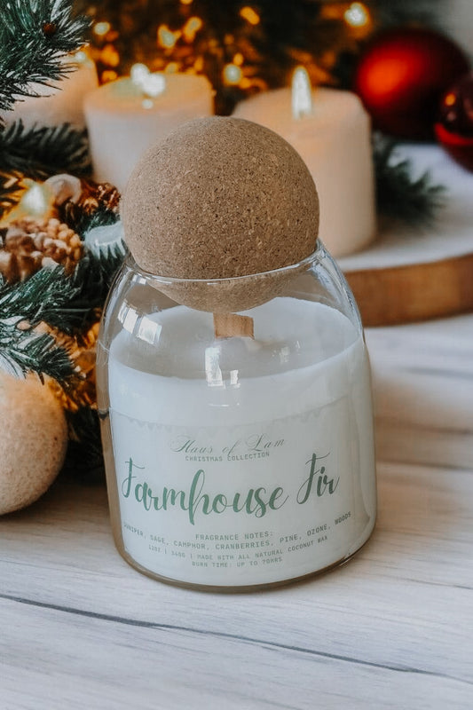 Farmhouse Fir Scented Candle 🕯