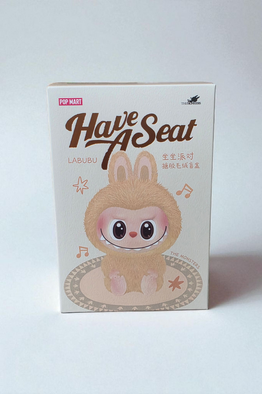 Authentic Popmart: The Monsters Labubu "Have A Seat" Series Vinyl Plush Pendant Blind Box